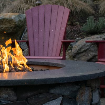 Fire feature in victoria bc
