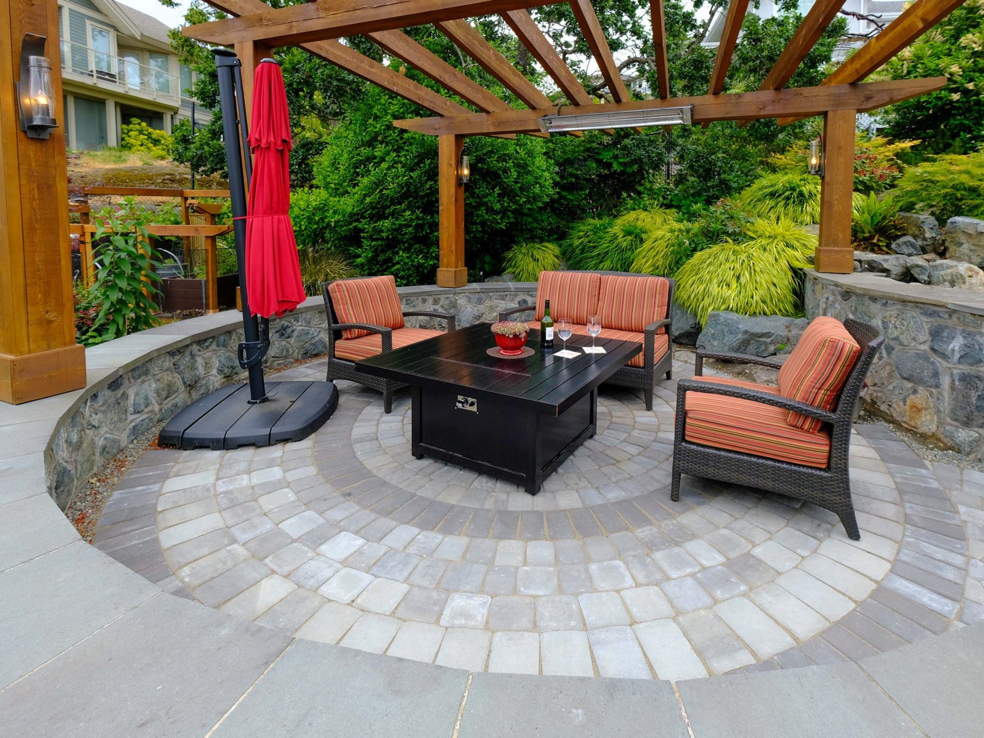 concrete paver patio installation