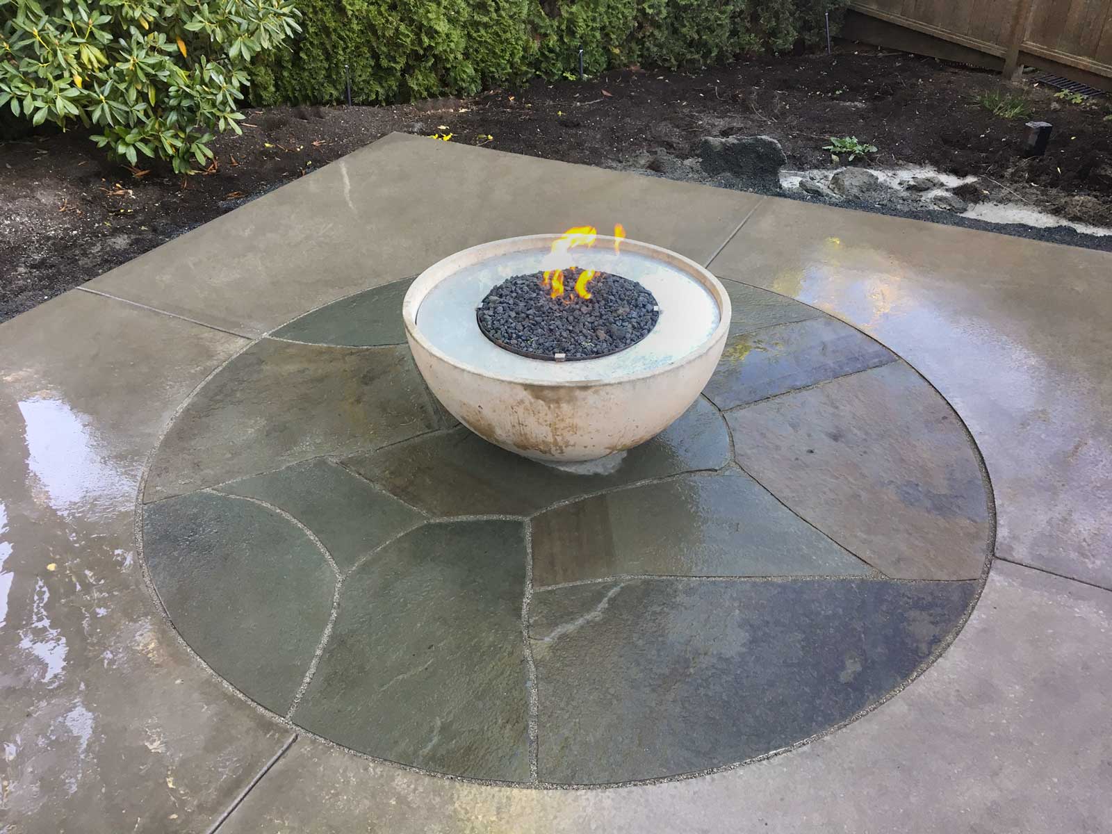 fire feature in victoria bc