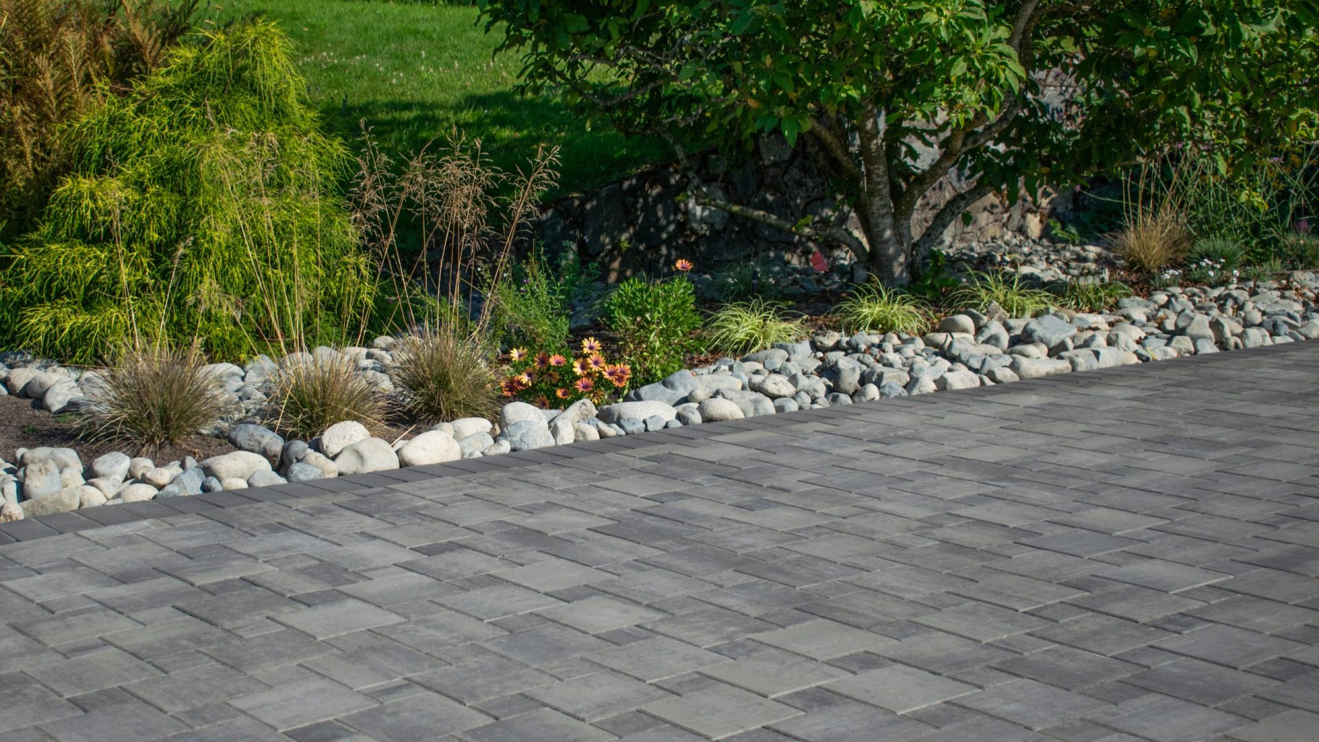 Charcoal brick drive