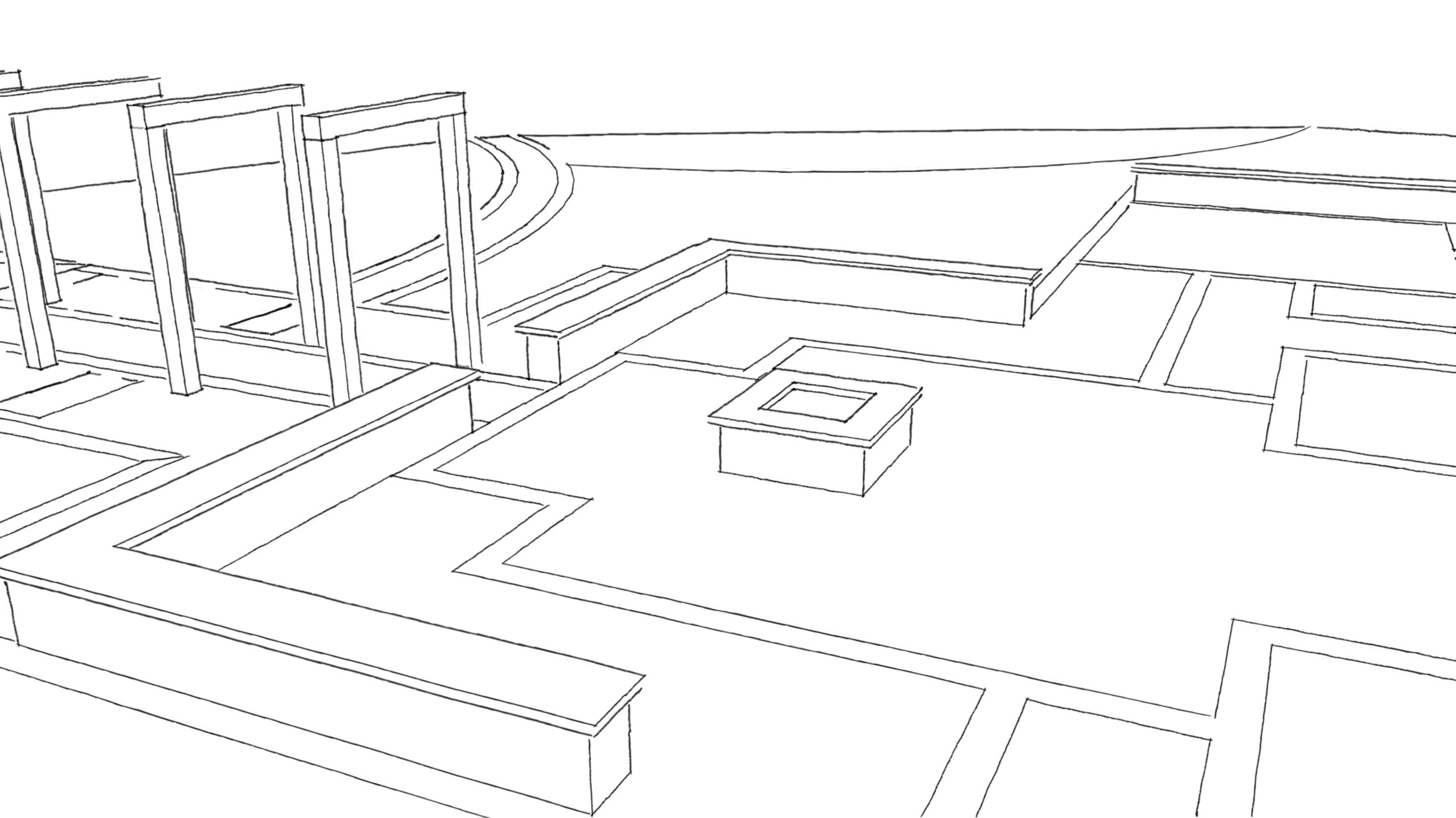 Landscape Design sketch style