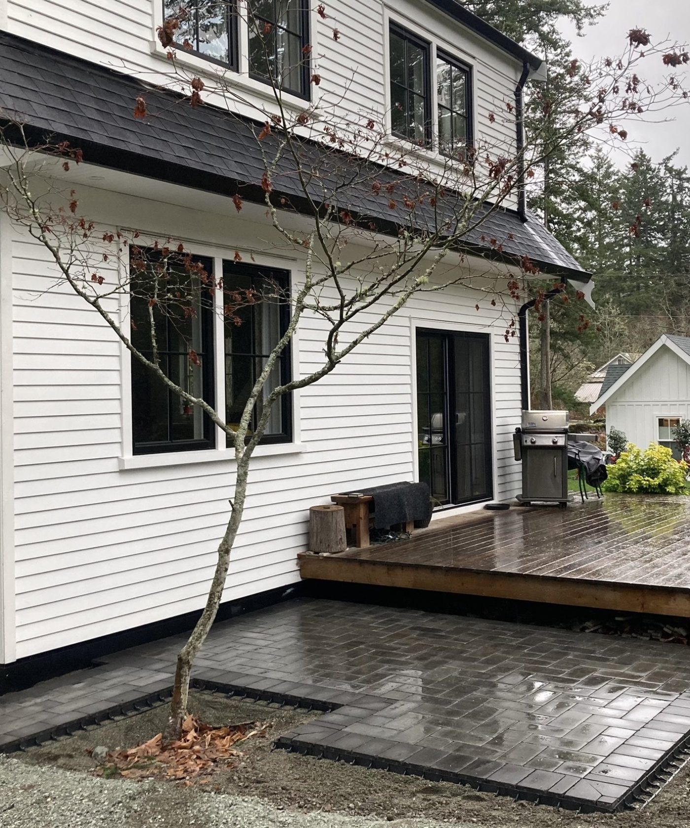 Interlocking Paver patio Interlocking paver patio in colwood