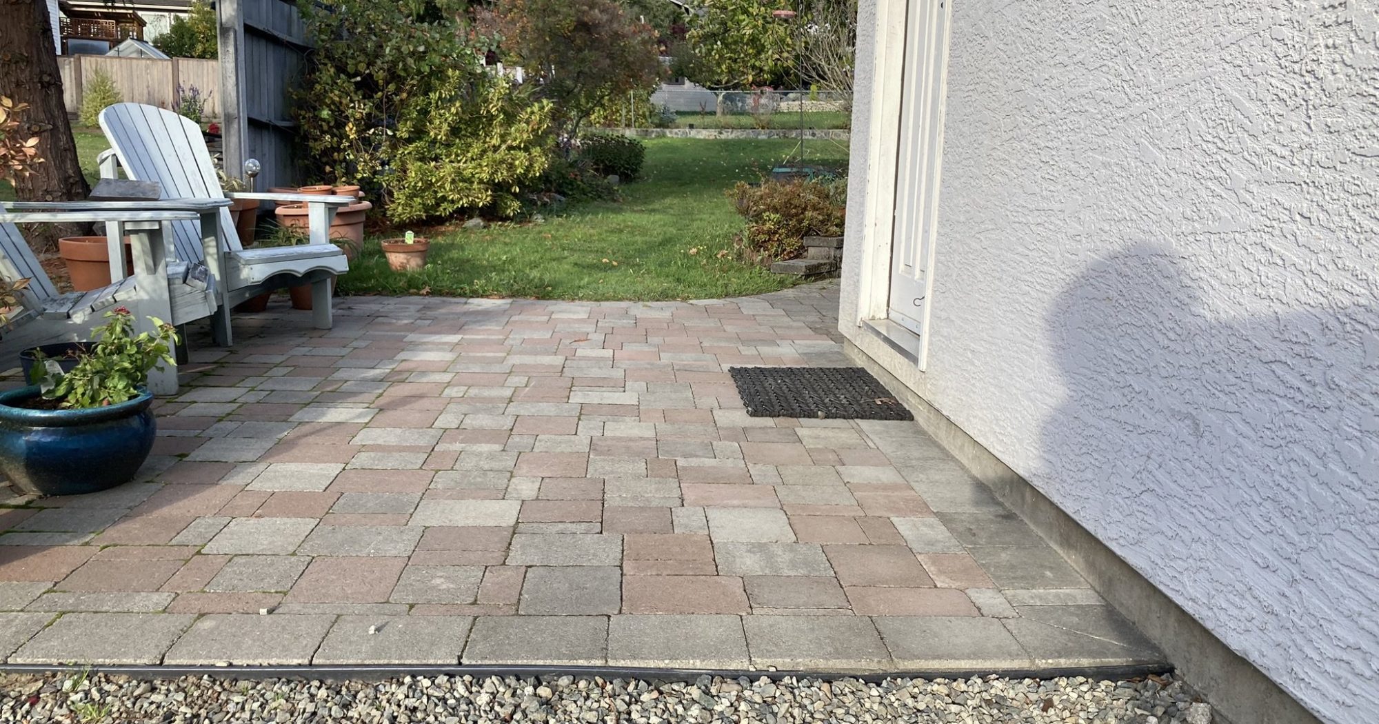 After interlocking paver repair
