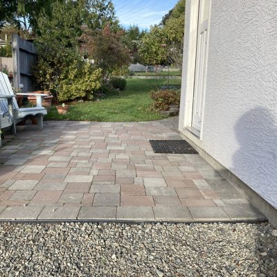 After interlocking paver repair